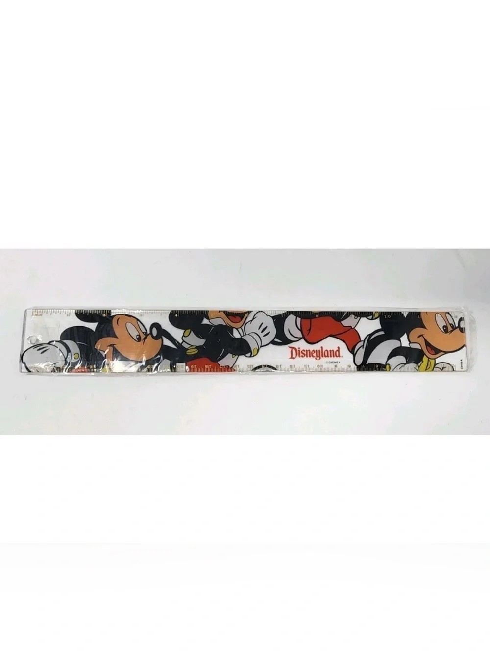 Disneyland Mickey Mouse Souvenir 12 Inch Ruler